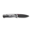 Benchmade Bugout M390 Grey and Black (535BK-4) open clipside