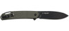 CRKT Bona Fide OD Green - reverse profile