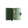 Secrid Miniwallet Metallic Green (Mme-Green)- open reverse