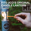 UCO Gear 9 Hour Citronella Candles 3Pc (L-CAN3PK-C) use in candle lantern