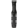  KA-BAR Short Black Serrated (1259) in sheath