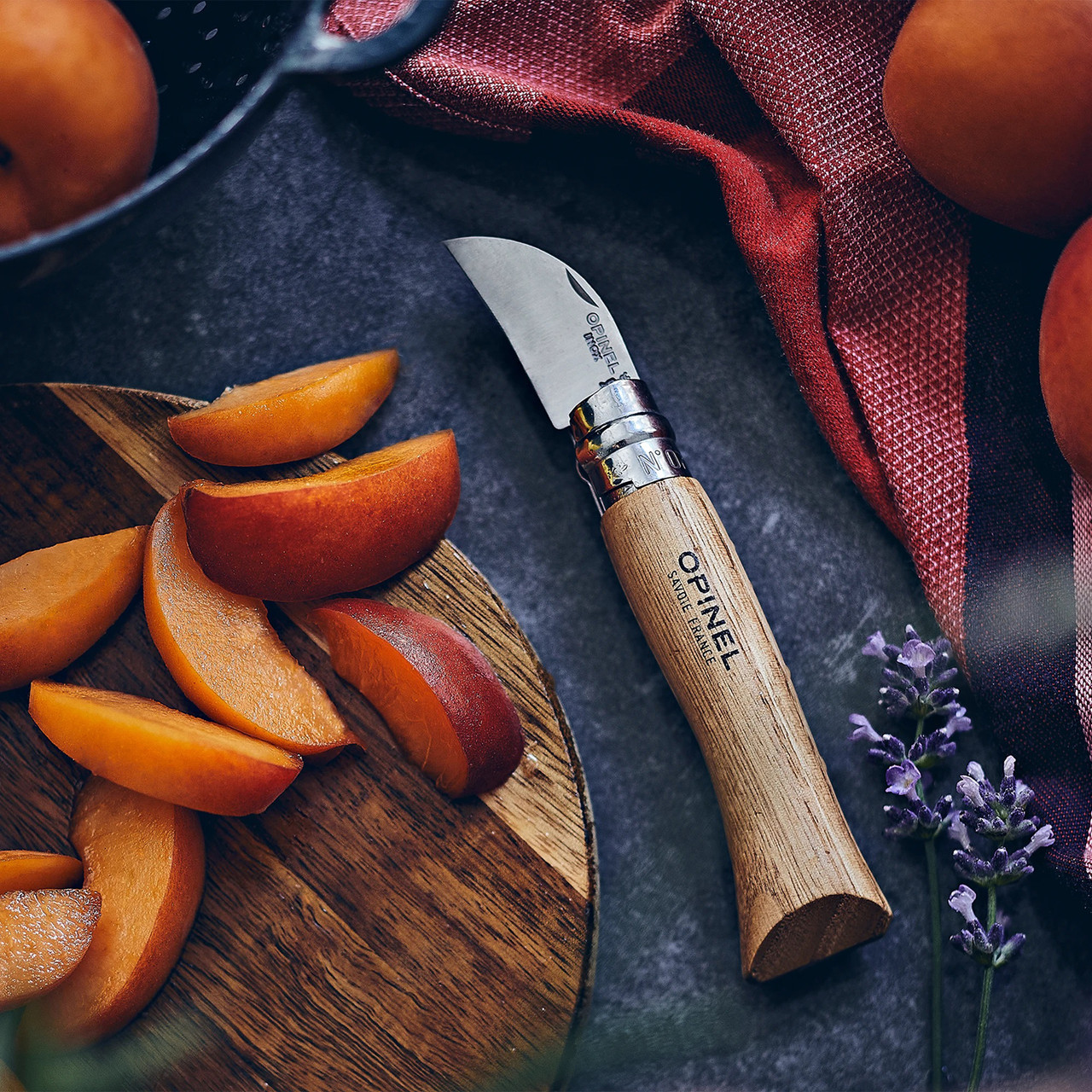 Opinel No.7 Folding Chestnut and Garlic Knife 2360 House of Knives