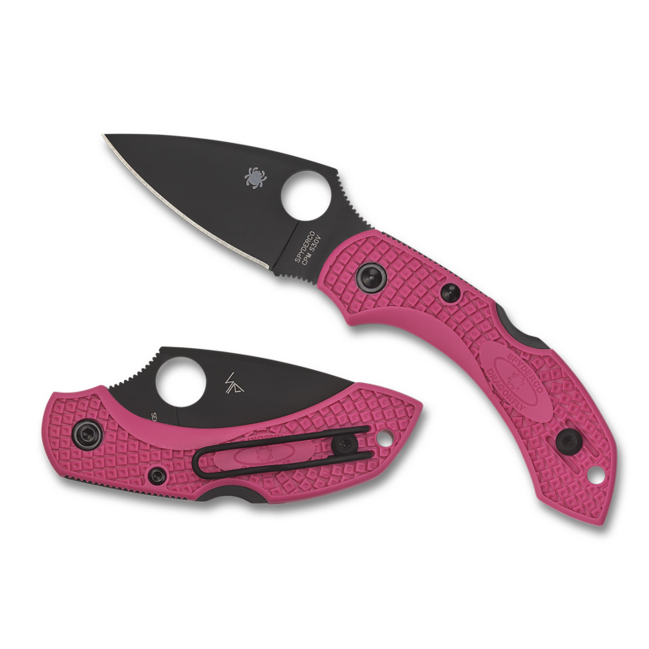 Spyderco Dragonfly 2 FRN Pink CPM S30V Black - C28FPPNS30VBK2