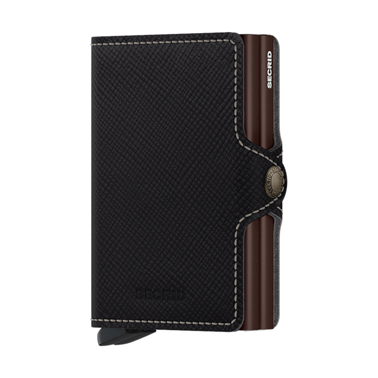 Secrid Twinwallet Saffiano Brown - TSa-Brown | House of Knives Canada