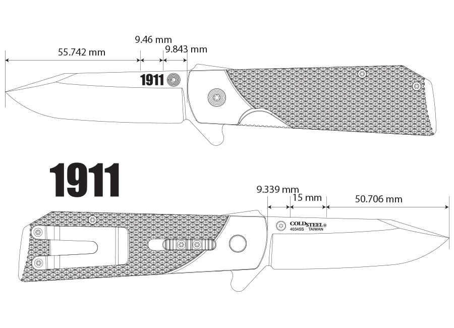 Cold Steel 1911 - CS-20NPJAA | House of Knives Canada