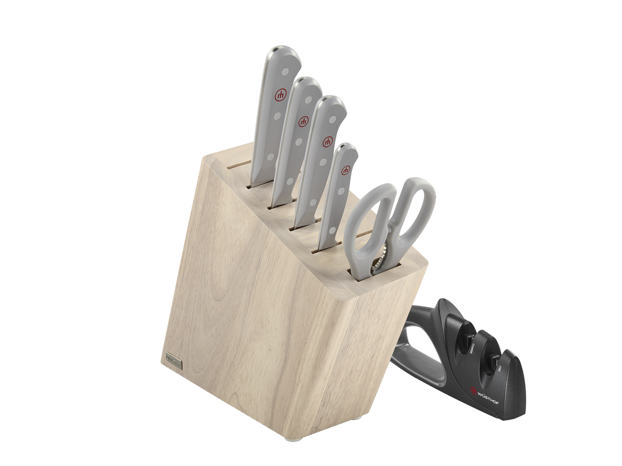 Wusthof Gourmet Grey 7Pc Block Set 1095670701 House of Knives Canada