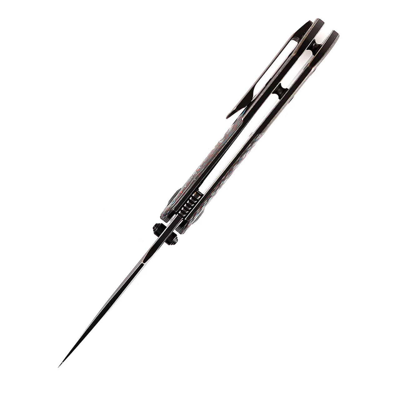 Kansept Fenrir Titanium Carbon Fiber Red Black White K1034A10 House of Knives Canada