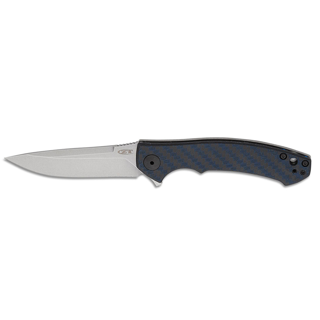 Zero Tolerance Sinkevich 0450BLUCF Carbon Fiber Blue MagnaCut - ZT 