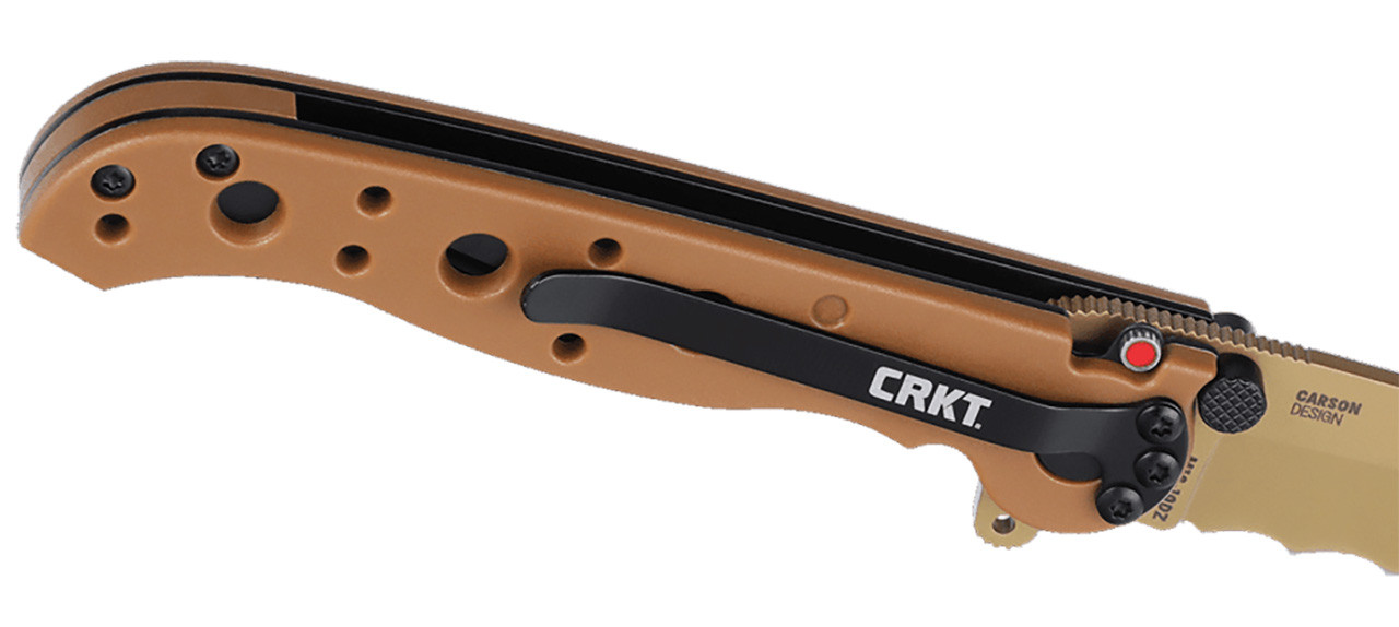 CRKT M16-10DZ Desert Tan Tanto Serrated - M16-10DZ | House of