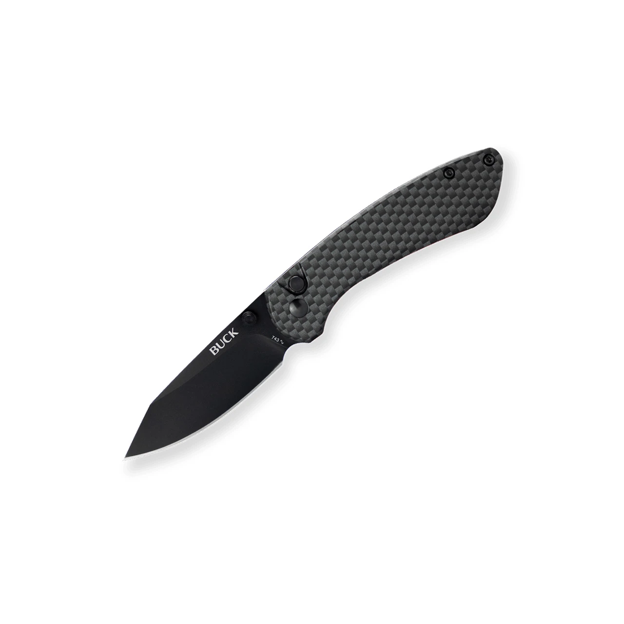 Buck 743 Mini Sovereign Carbon Fiber (0743CFS-B/13808)