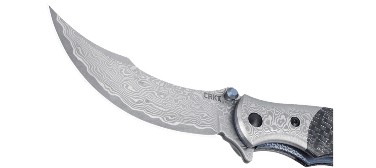 CRKT Ritual Compact Damascus - 7466 (Premium) | House of Knives Canada