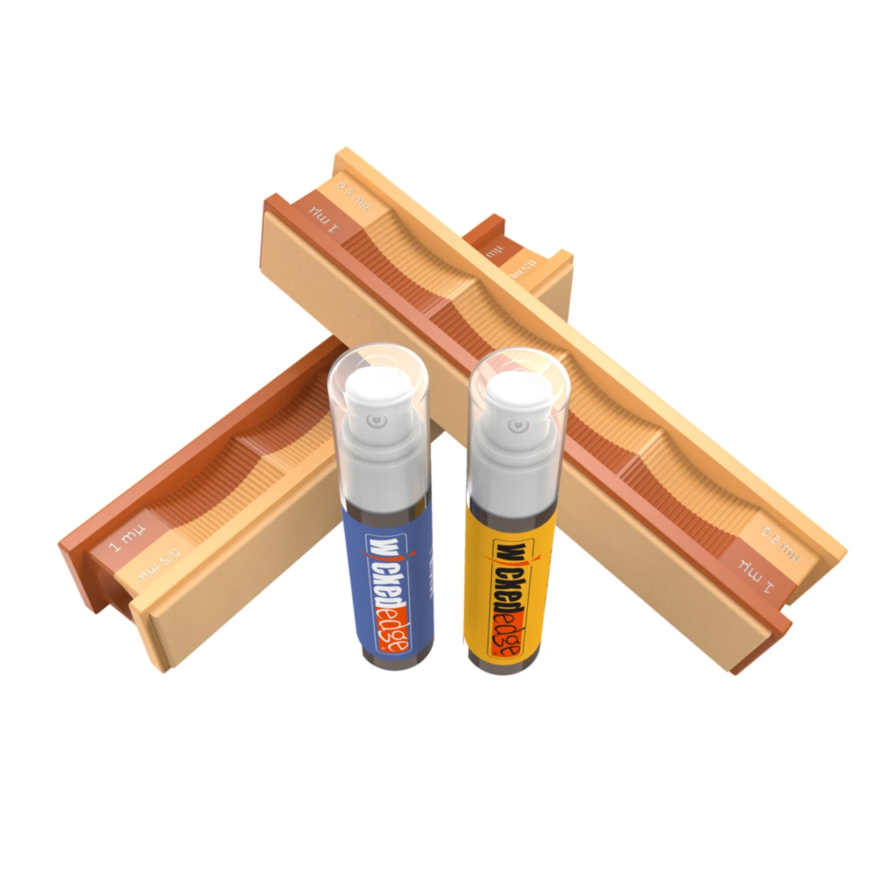 Wicked Edge Diamond Emulsion and Leather Strops Pack 1/0.5um (WE010.5PDE)
