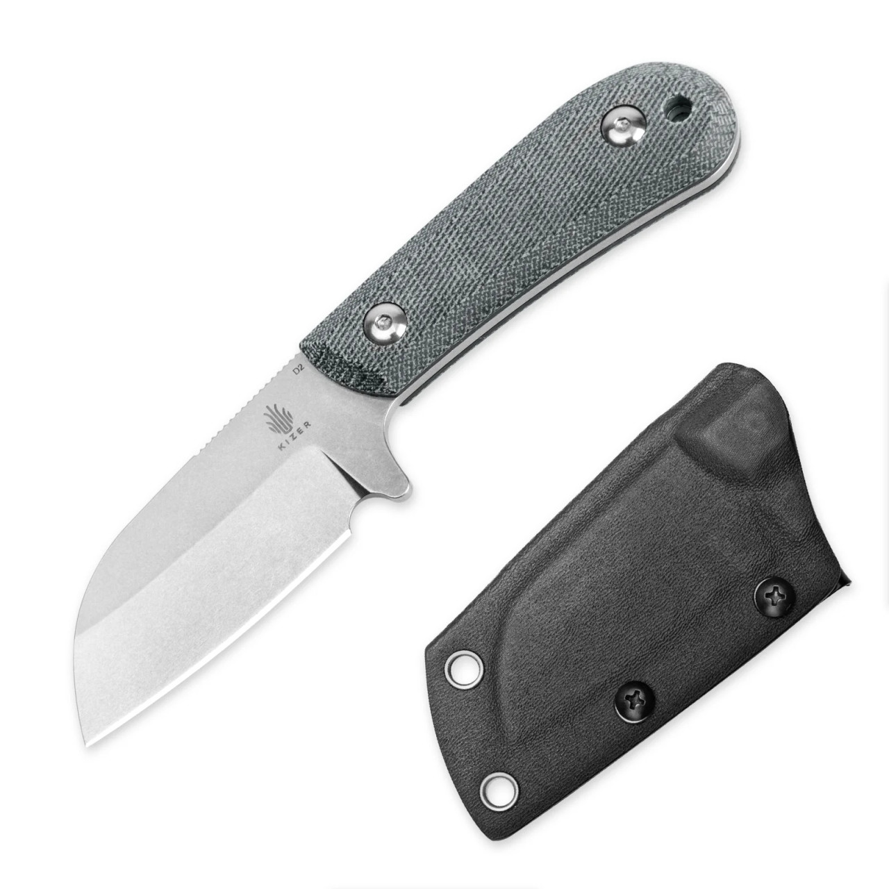 Kizer Deckhand Micarta Black - 1062A1 | House of Knives Canada