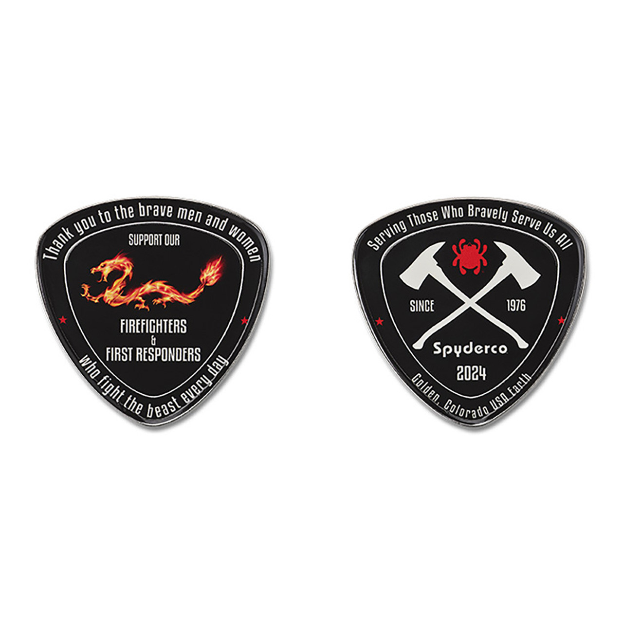 Spyderco Fire Dragon Coin 2024 (COINFD2024)