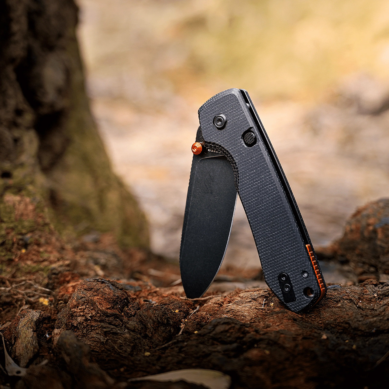 Vosteed Raccoon 2.0 Black Stonewashed Micarta Black - A2902