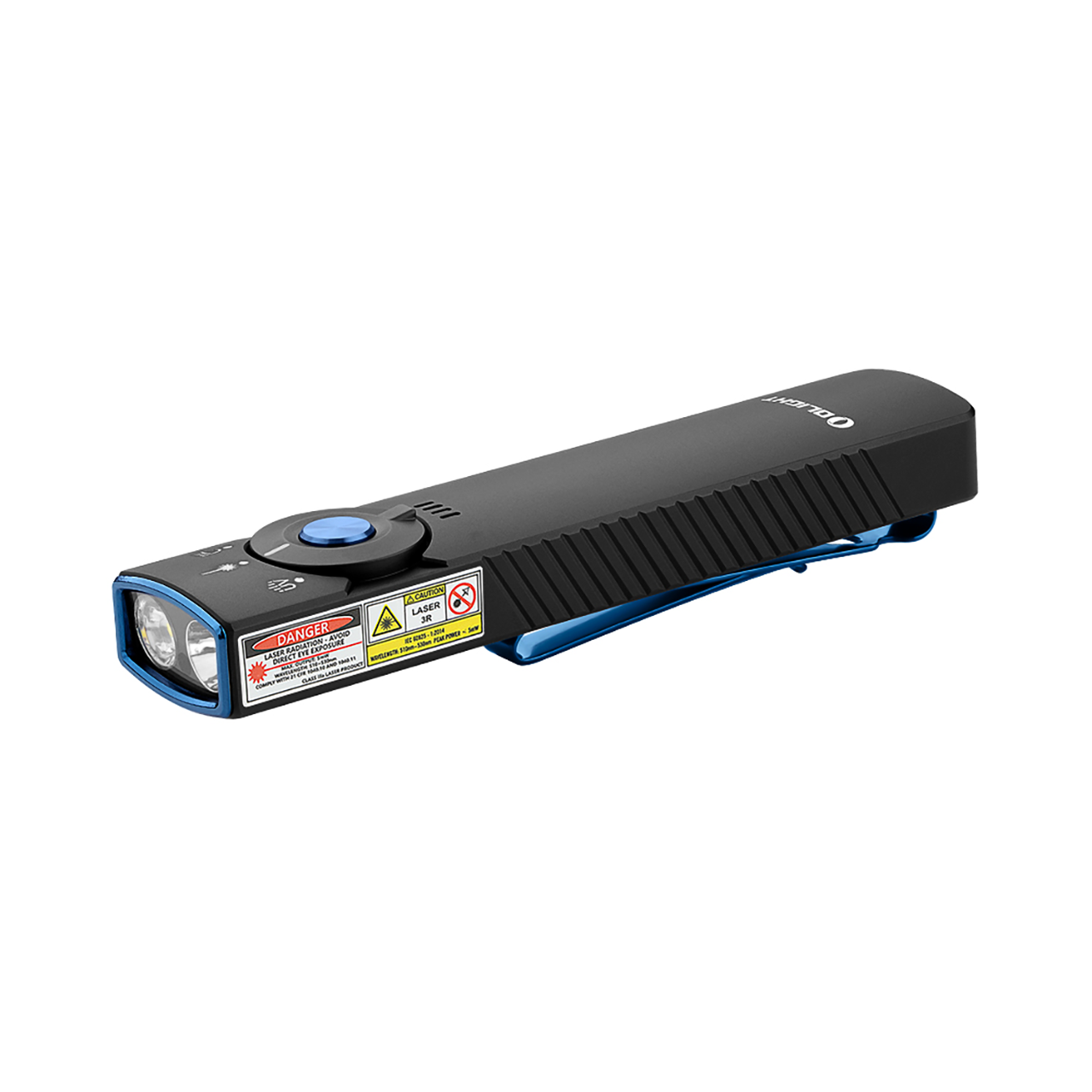 Olight Arkfeld Pro Flat UV and Laser Flashlight Black - O-AKPRO3R