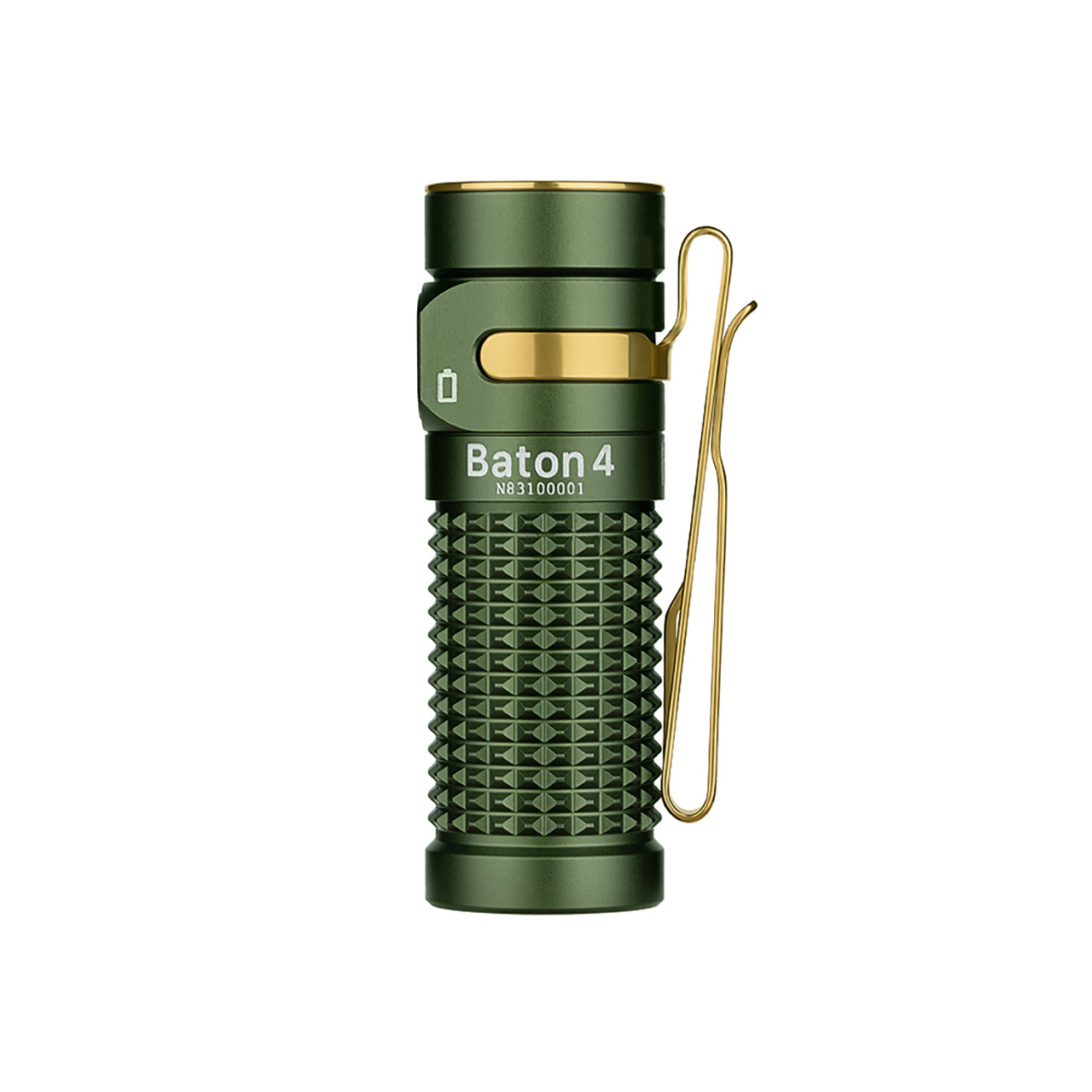 Olight Baton 4 EDC Flashlight 1300 Lumens Green - O-BATON4KIT-ODG