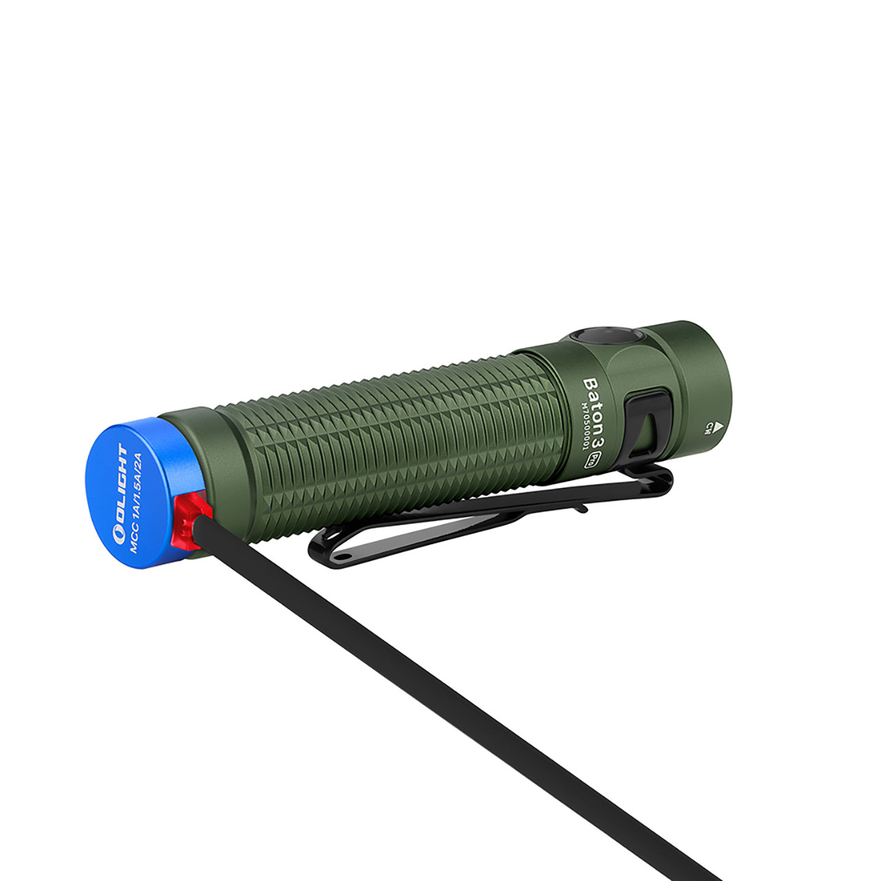 Olight Baton 3 Pro EDC Flashlight OD Green - O-BATON3PMAX-ODGN-CW