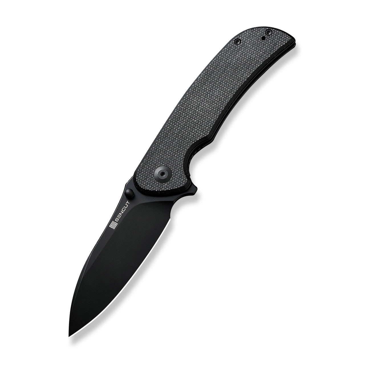 SENCUT Borzam Micarta Black - S23077-3 | House of Knives Canada