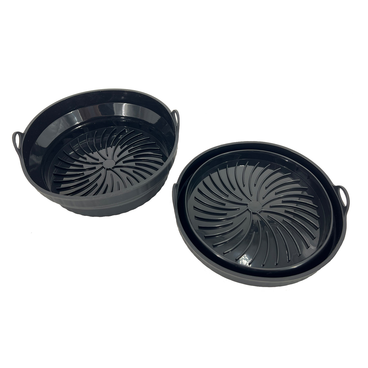 Kussi Silicone Air Fryer Liner Round Black (SAFBKR)