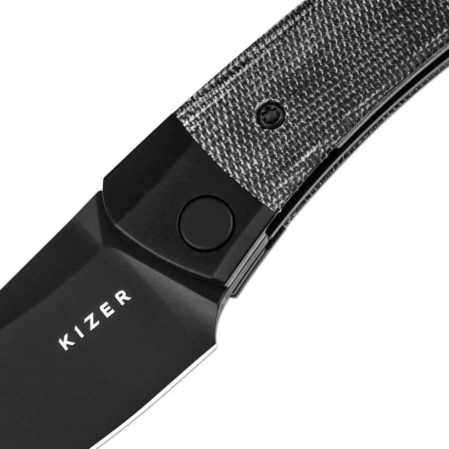 Kizer Mini Momo 154CM Aluminum/Micarta (V3663C2)