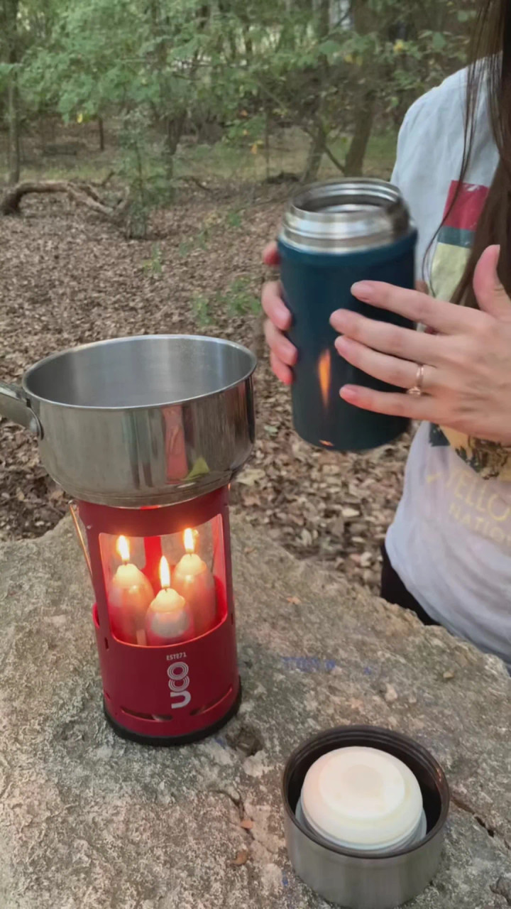 UCO Gear Candlelier Candle Lantern Burgundy (C-C-STD-Burgundy)