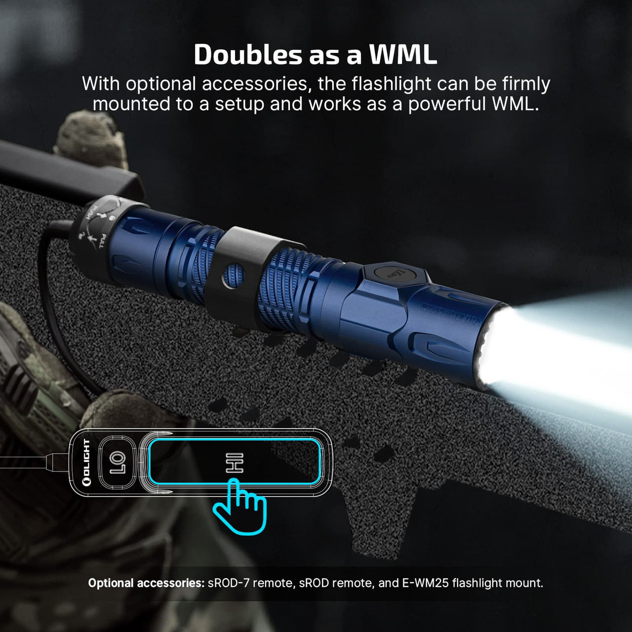 Olight Warrior Ultra ネイビーブルー Olight Warrior Ultra Navy Blue (O-WARRIORULTRA-NBL-CA)