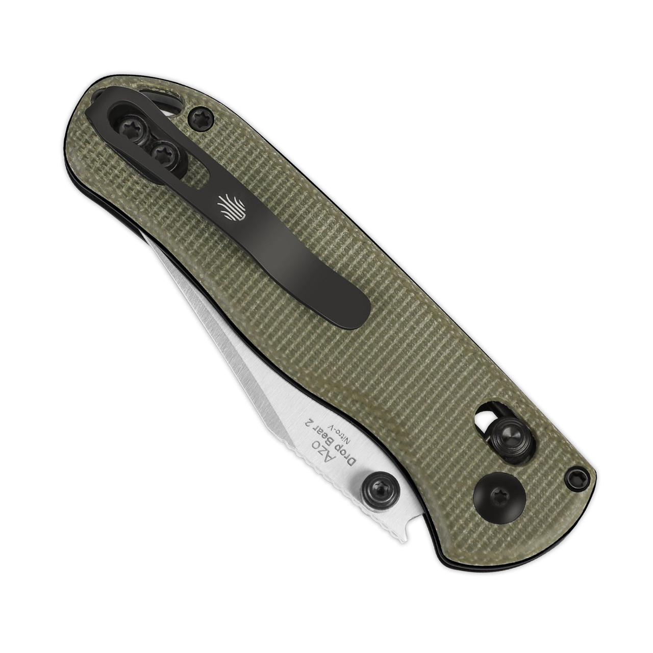 Kizer Drop Bear 2 Micarta Green (V3619.2KC1)