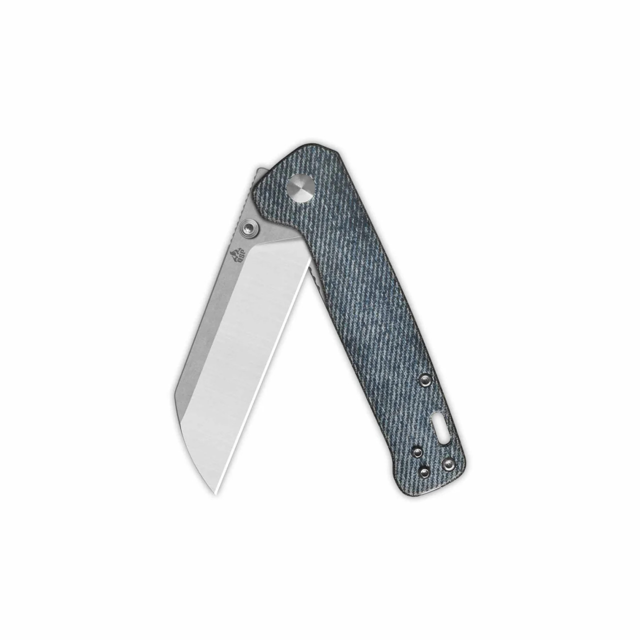 QSP Penguin V2 Stonewash Micarta Denim (QS130V2-B1)