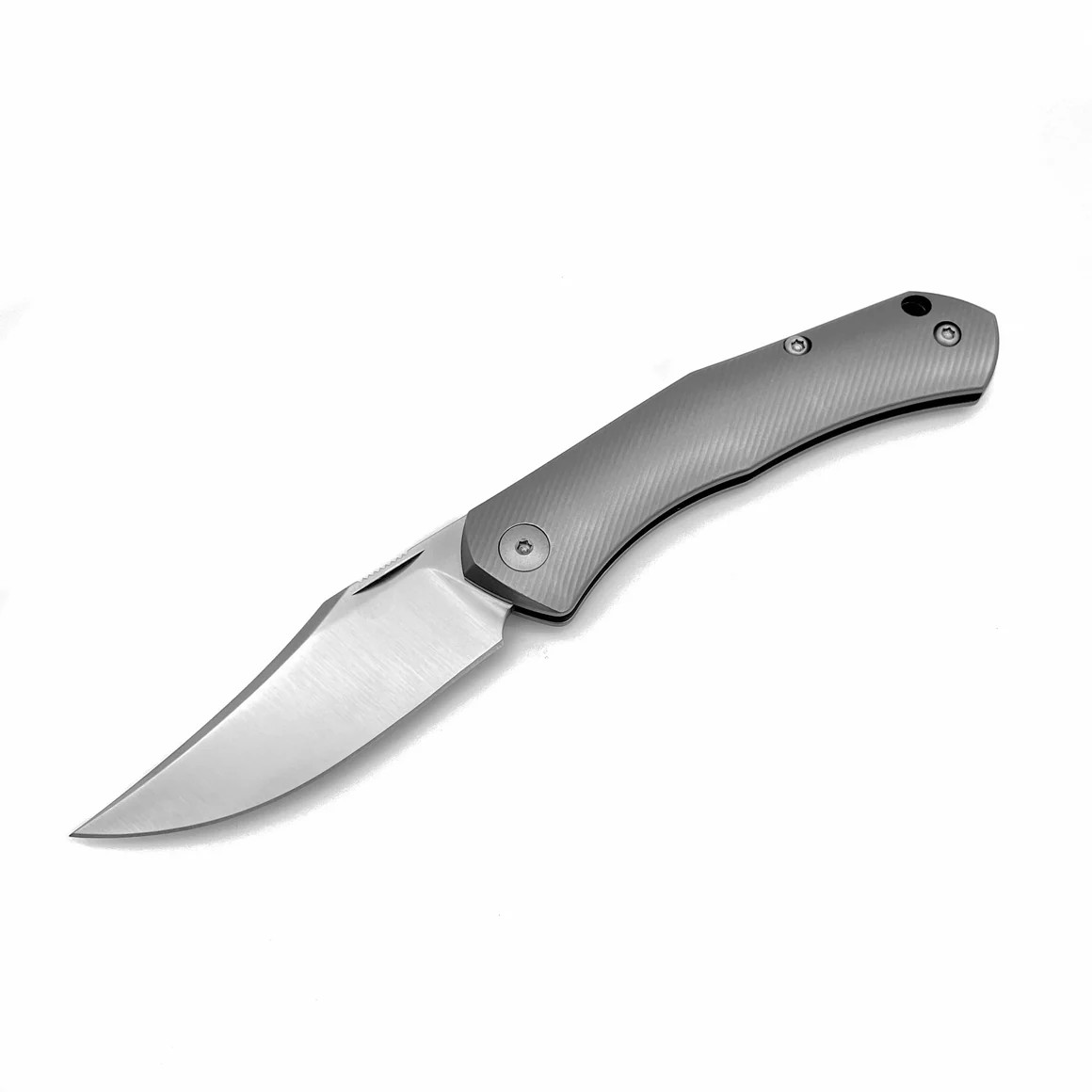 GiantMouse ACE Jutland Slipjoint Titanium Satin CPM Grey (JUTLAND
