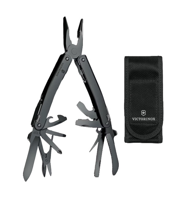 Victorinox Swiss Tool Spirit MXBS Nylon Pouch Black 105mm (3.0226.M3N)