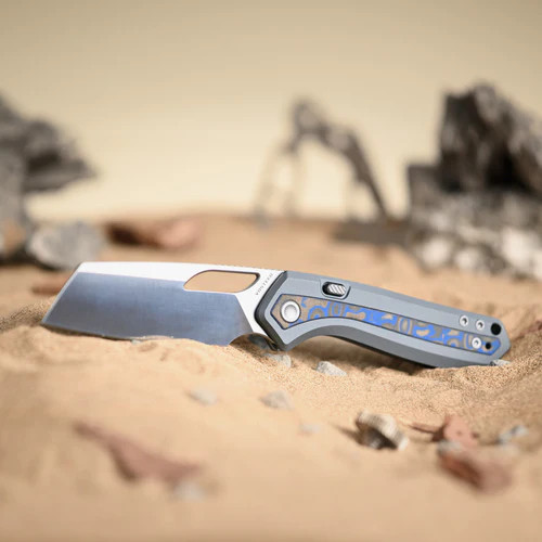 Vosteed Kroc Aluminum Grey/Micarta Ocean (A1801)
