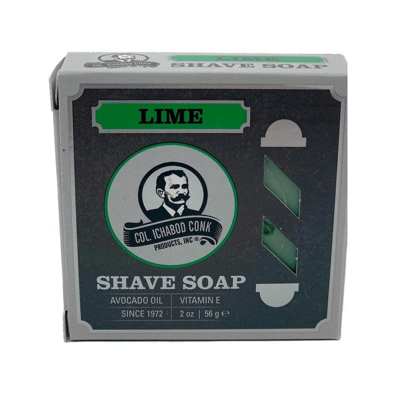 Colonel Conk Glycerine Shave Soap - Lime (#122)