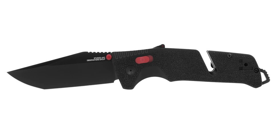 SOG Trident AT Black & Red Tanto - 11-12-04-57 | House of Knives