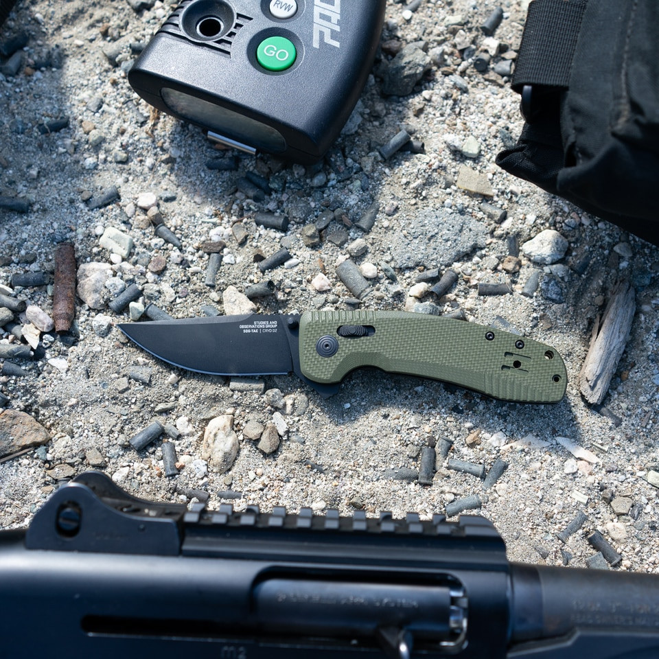 SOG-TAC XR OD Green - 12-28-02-41 | House of Knives Canada