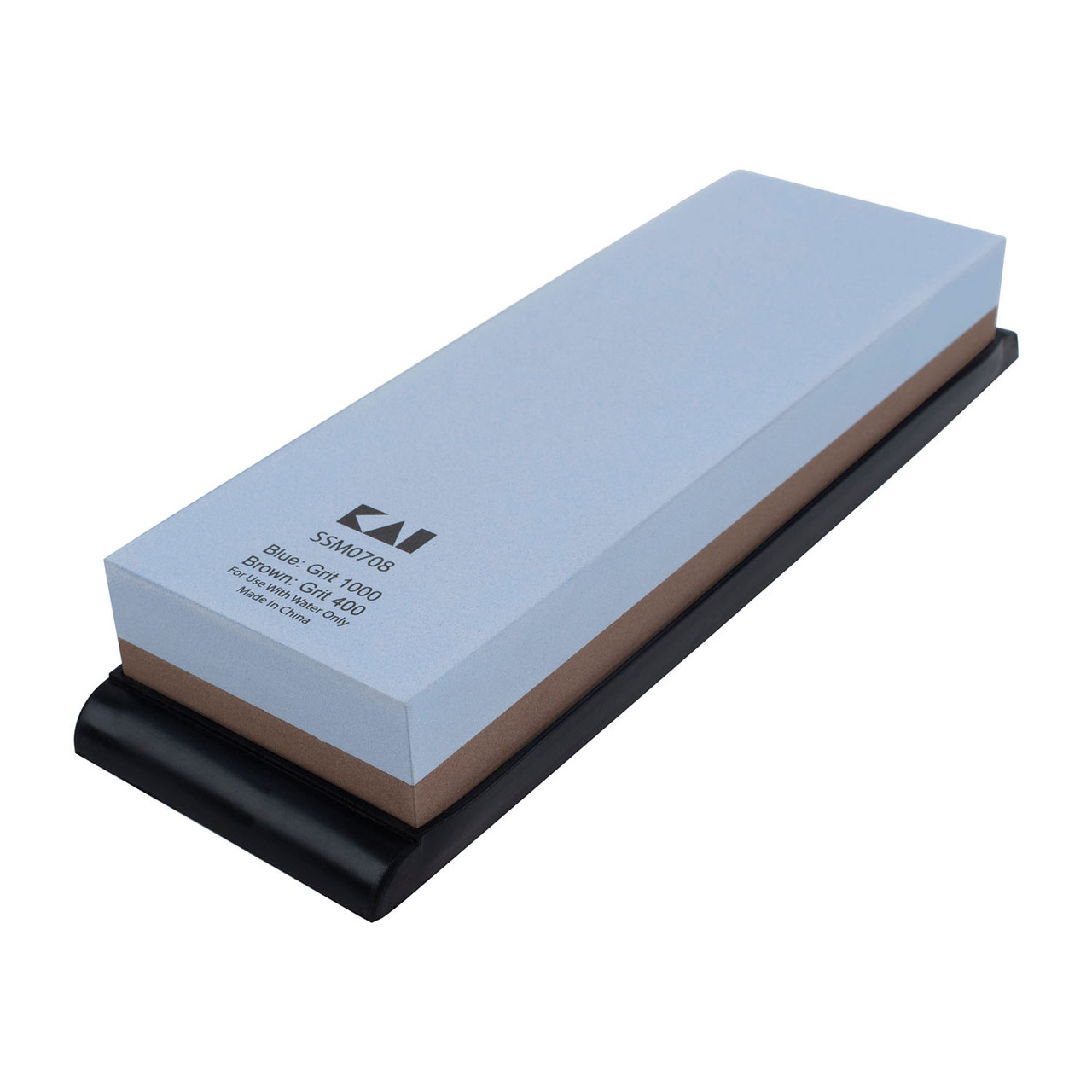 Shun Combination Whetstone Rubber Base 400/1000 Grit