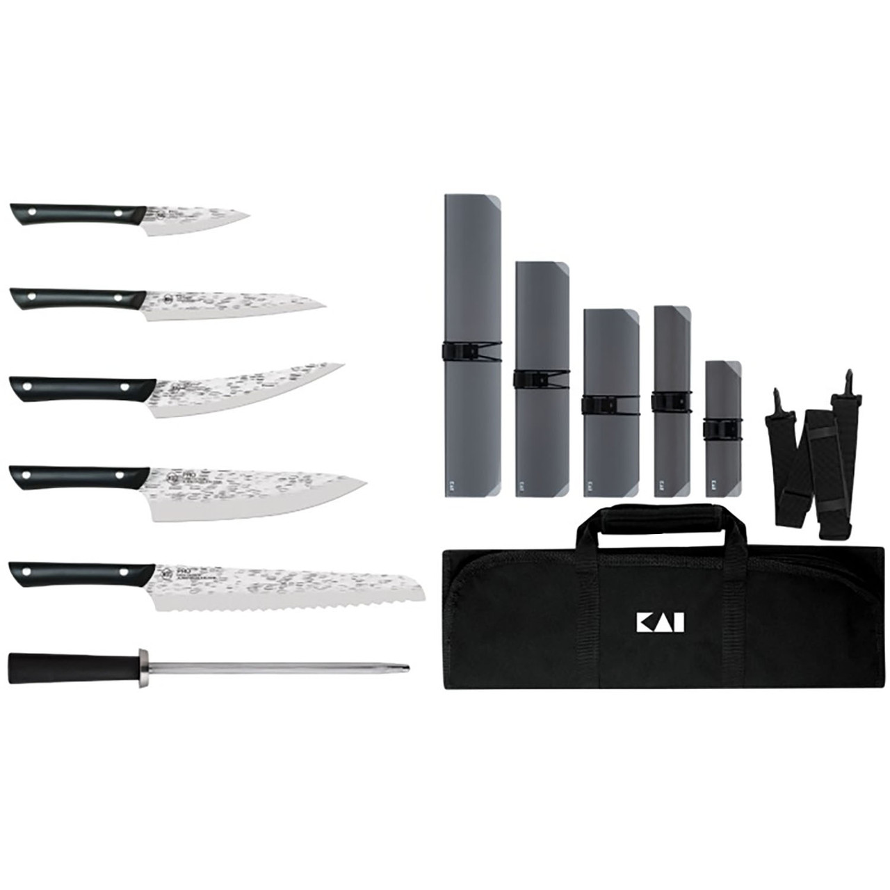 KAI Wasabi WBS0800 8pc Block Knife Set