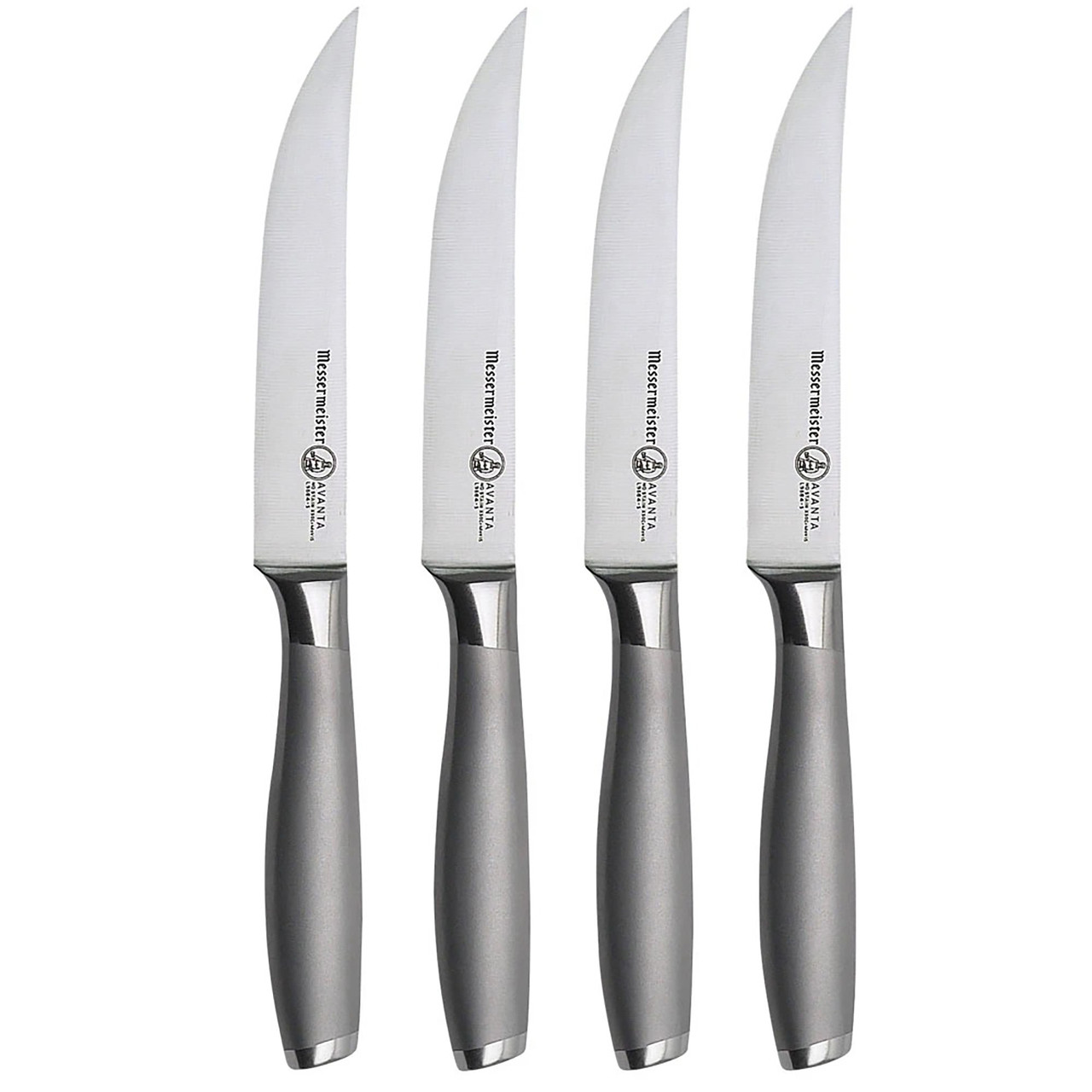 Messermeister Avanta Stainless Steel Steak Knife Set 4Pc (L9684-5/4S)