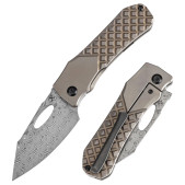 Kansept Loki Damascus Bronzed Anodized Ti (K1058B5)