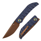 Tenable Tarkin Aluminum Blue Faceted Wave Texture (B1078A2)