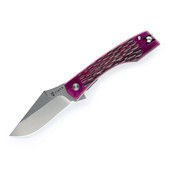 Finch Knife Co Medieval Madness Royal Plumb Jigged Bone (MM385)