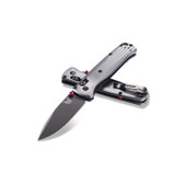 Benchmade Bugout M390 Grey and Black (535BK-4) crossed