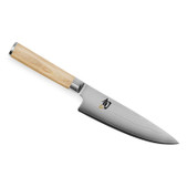 Shun VB0723 Sora Chef's Knife 6 inch Blade, TPE Polymer Handle