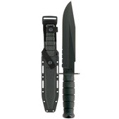 KA-BAR Partially Serrated Black (1271) with sheath