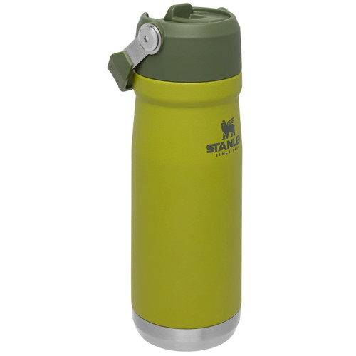 STANLEY 22 oz Lagoon Blue and Gray Insulated Stainless Steel Water Bottle  with Straw and Flip-Top Lid - Yahoo Shopping