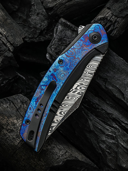 Timascus knife Shizeku B.Fancy Wild 2/2 of the Manufactory S&L