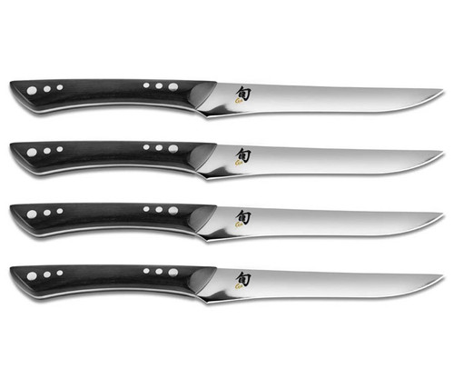 Shun Shima 4-Piece Steak Knife Set - DMS0430| House of Knives Canada