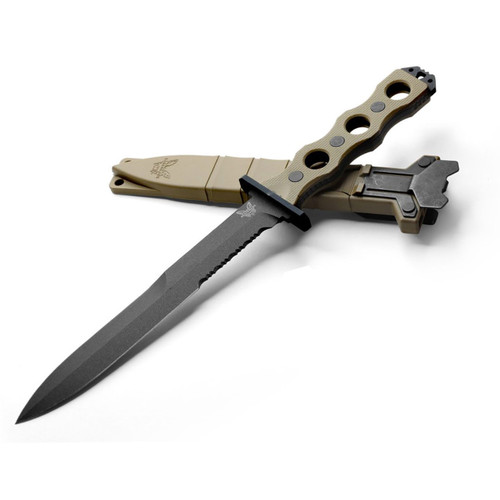 Benchmade SOCP Fixed Blade Tan - 185SBK-1 | House of Knives Canada