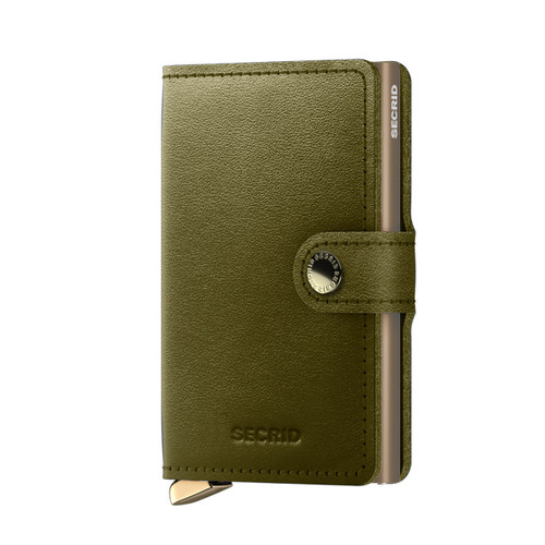Secrid Miniwallet Dusk Olive (MDu-Olive) front