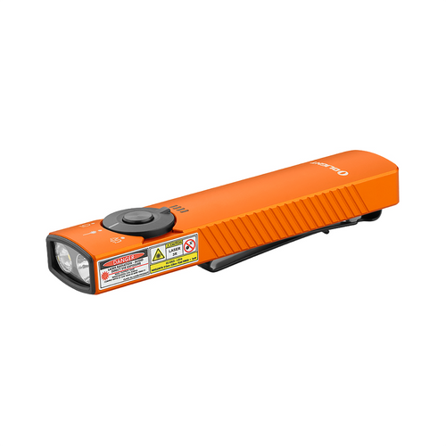 Olight Arkfeld Pro Flat UV and Laser Flashlight Orange - O-AKPRO3R